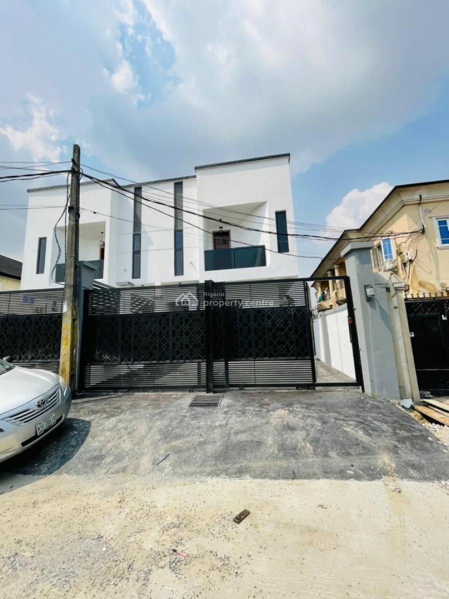 Magnificently Built 4 Bedroom Semi Detached Duplex, Stunningly Designed Home in a Secured Neighborhood, Gbagada, Lagos, Semi-detached Duplex for Sale