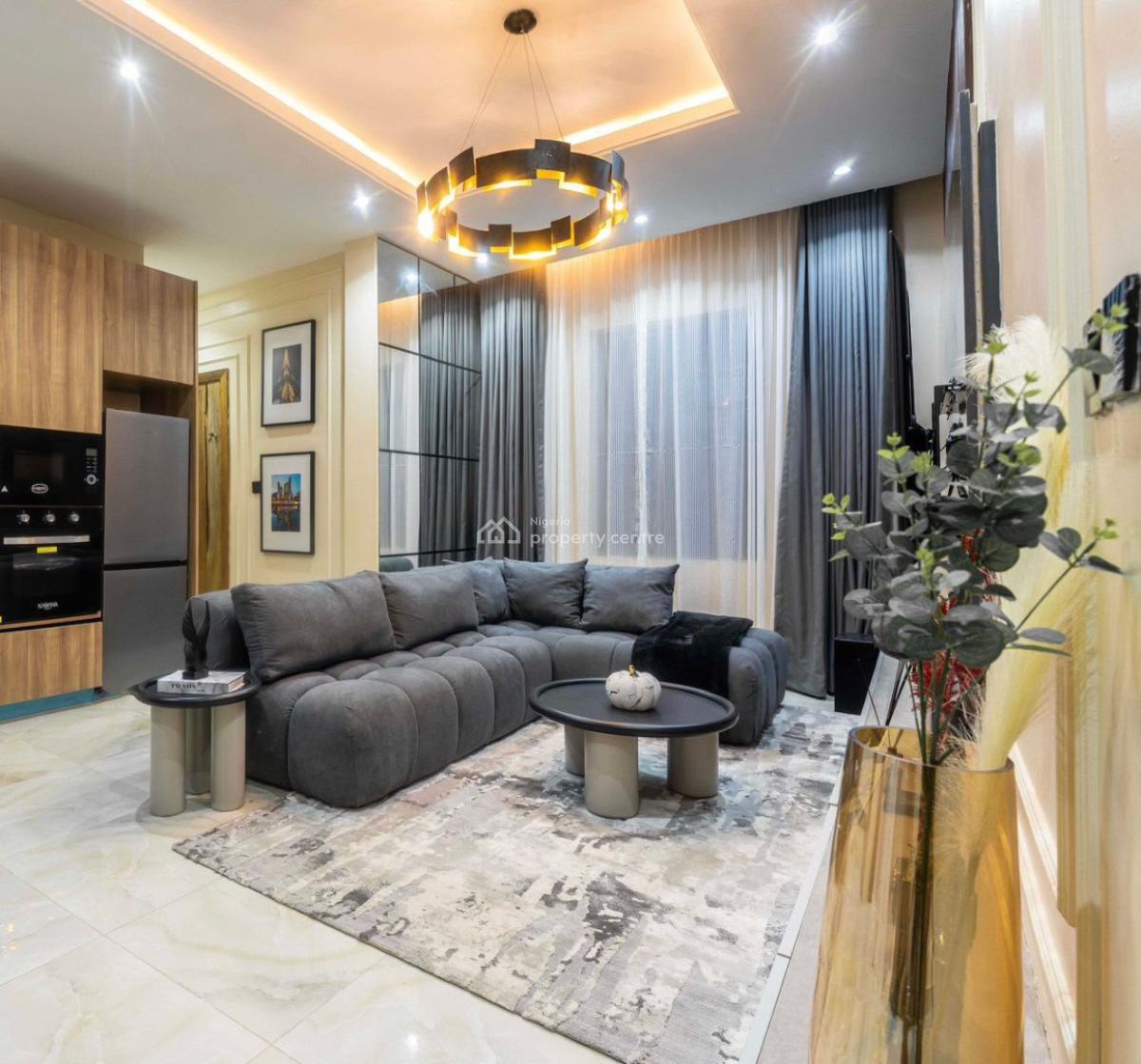 Fully Furnished Luxury 1-bedroom Apartment with Swimming Pool & Gym, Less Than 20 Minutes From Evercare Hospital, Lekki, Lekki Phase 1, Lekki, Lagos, Block of Flats for Sale