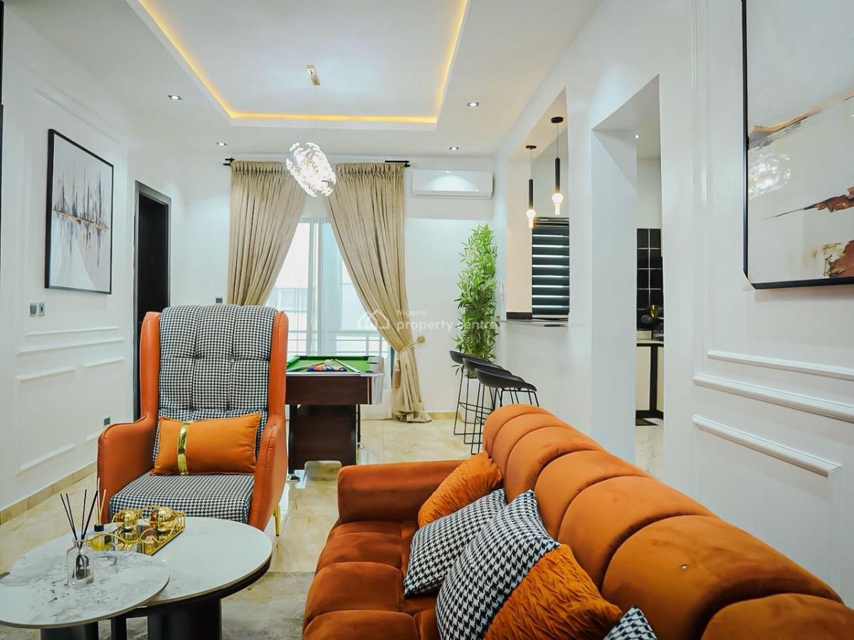 Serviced & Fully Furnished 2 Bed Apartment, Salem, Ikate, Lekki, Lagos, Flat / Apartment for Rent