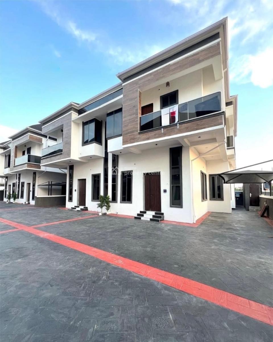 4 Bedroom Semi Detached Duplex with a Bq, Orchid Road, Lekki, Lagos, Terraced Duplex for Rent