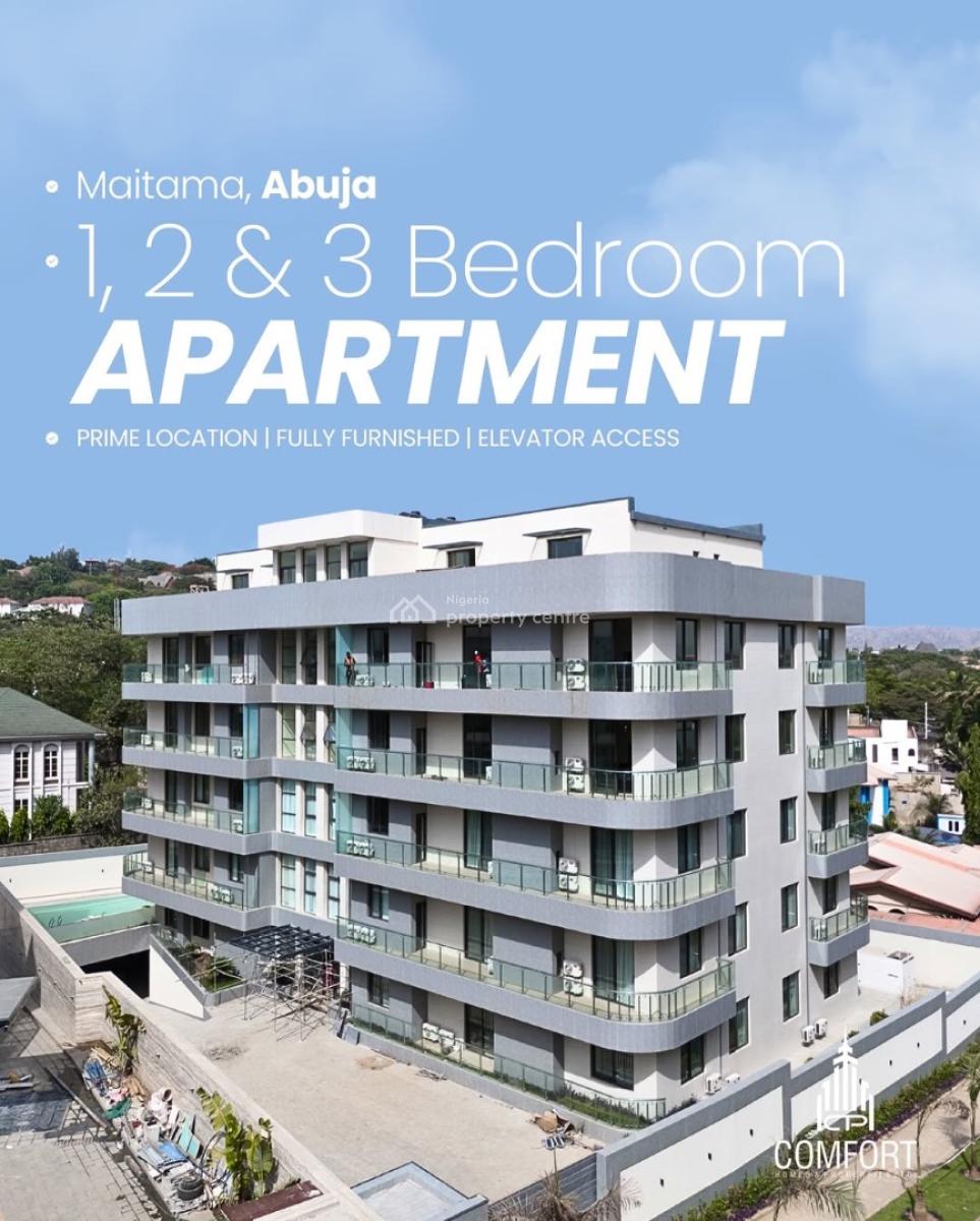 3 Bedroom Fully Furnished, Maitama District, Abuja, Flat / Apartment for Rent