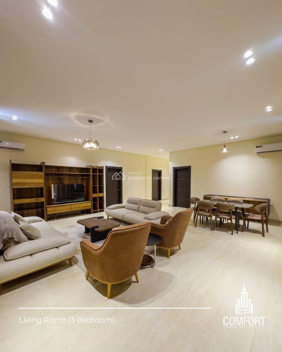 3 Bedroom Fully Furnished, Maitama District, Abuja, Flat / Apartment for Rent