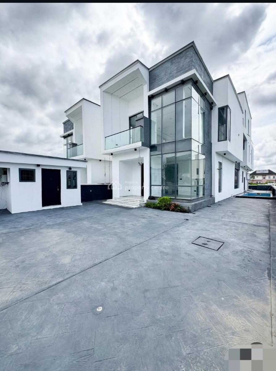 Luxury 5 Bedroom Fully Detached Duplex with a Bq, Pool and Balcony, Ajah, Lagos, Detached Duplex for Sale