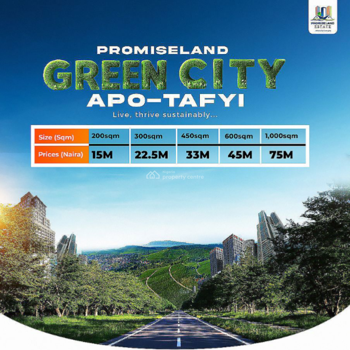 Green City Estate Land, Tafyi, Apo, Abuja, Residential Land for Sale