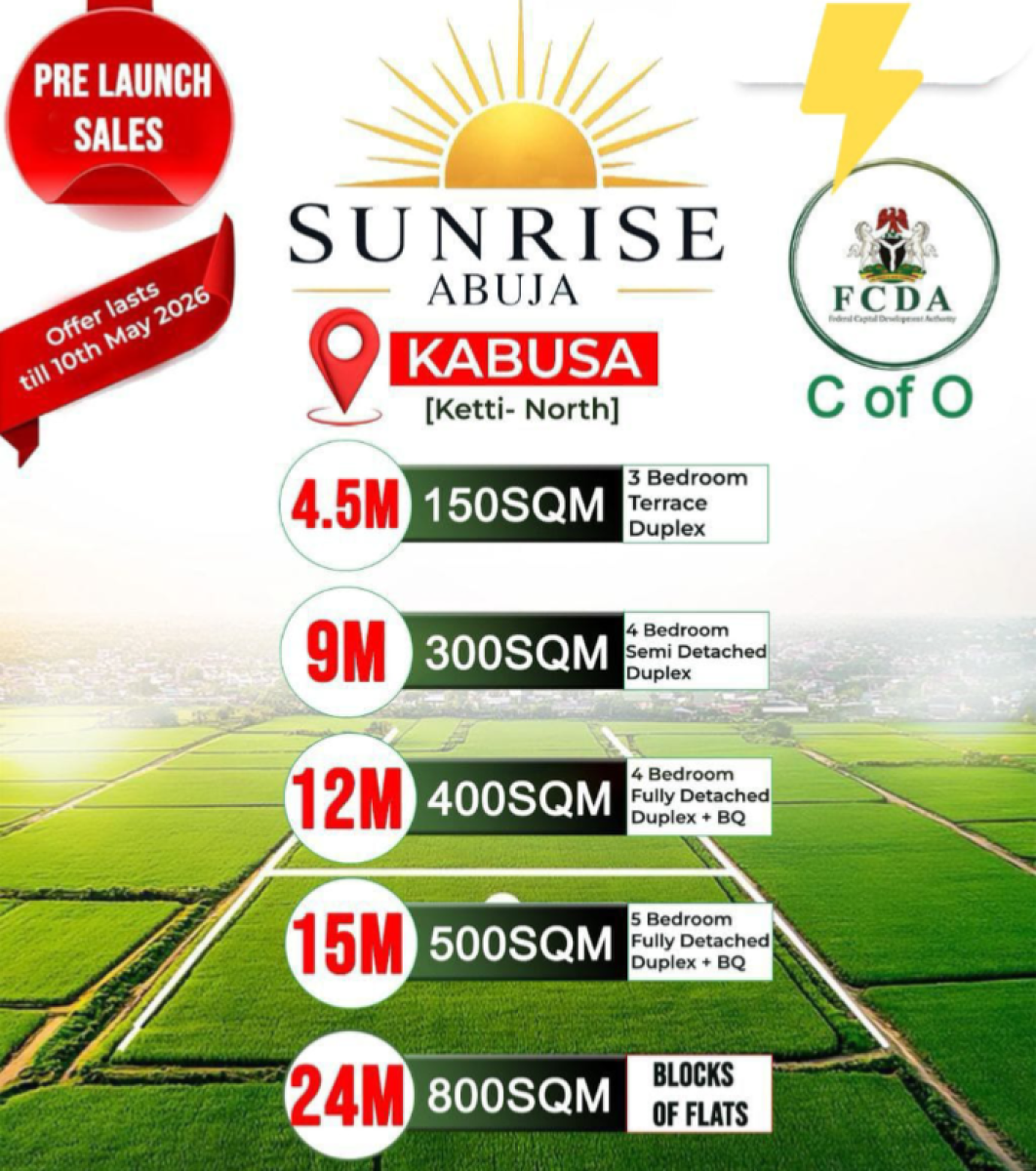 Sunrise Estate Ketti 150sqm, Ketti North, Kabusa, Abuja, Residential Land for Sale