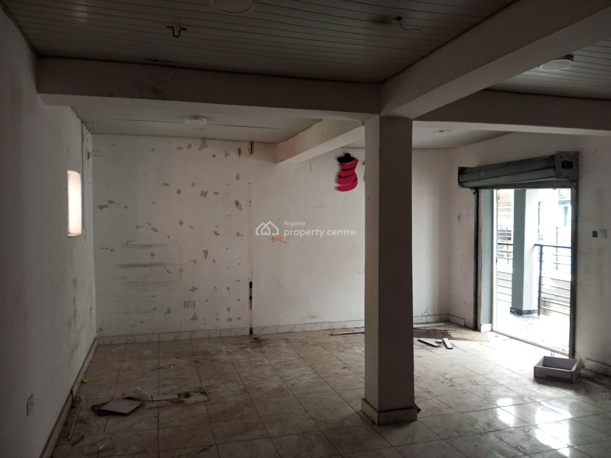 3-1 Shop Upstairs in a Complex Directly Facing The Road, Ado, Ajah, Lagos, Shop for Rent