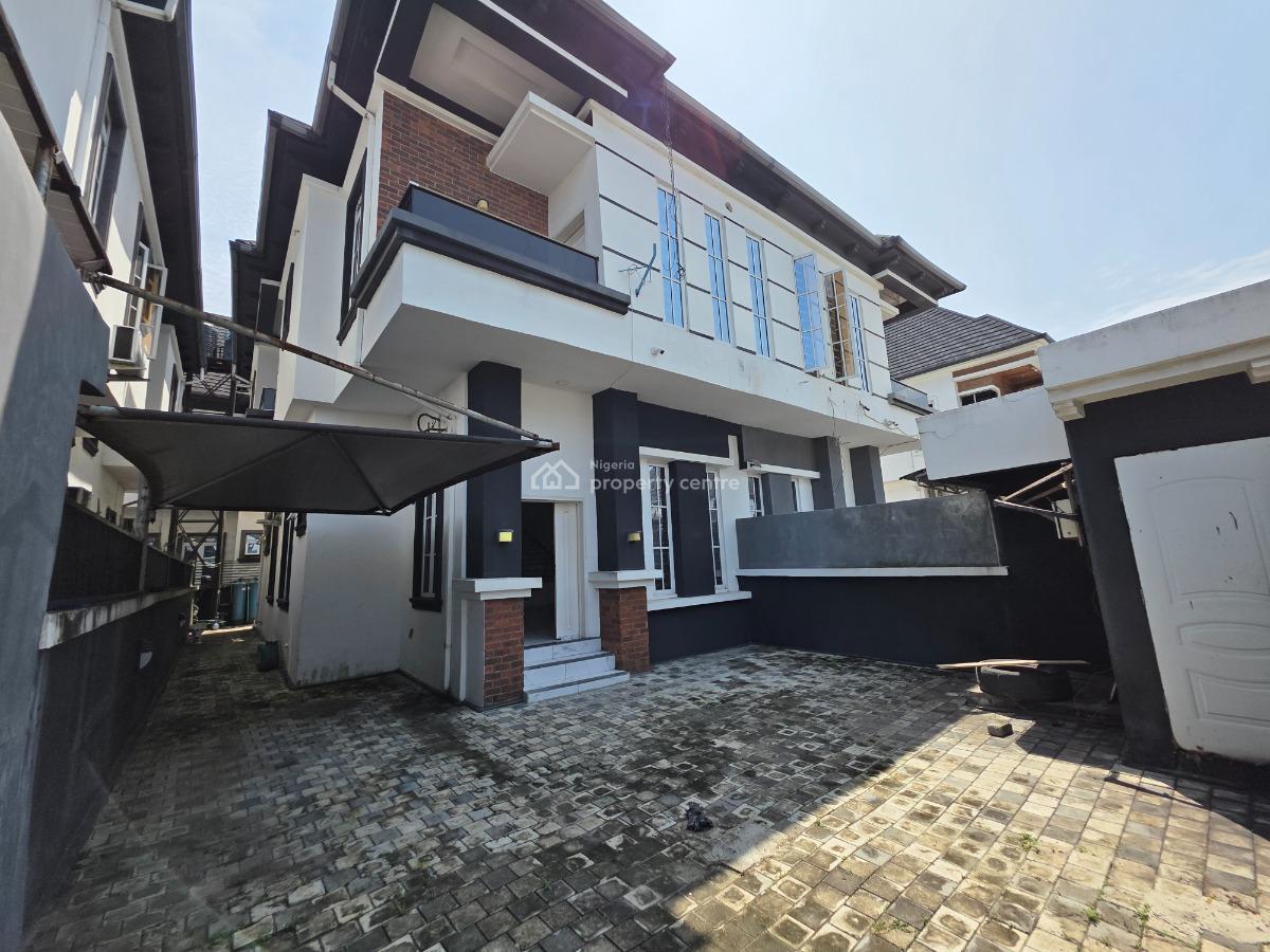 4 Bedroom Semi-detached Duplex with Bq, Chevron, Lekki, Lagos, Semi-detached Duplex for Rent