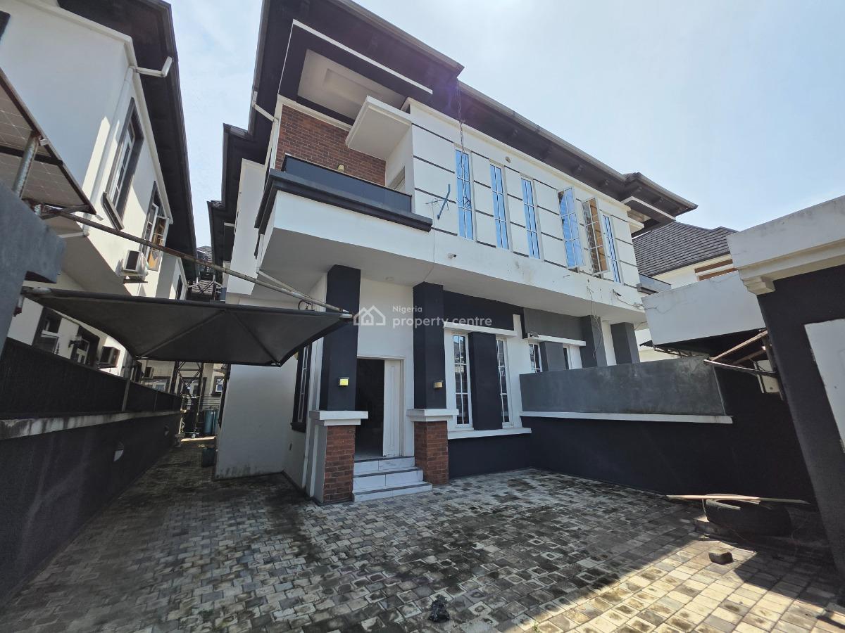 4 Bedroom Semi-detached Duplex with Bq, Chevron, Lekki, Lagos, Semi-detached Duplex for Rent