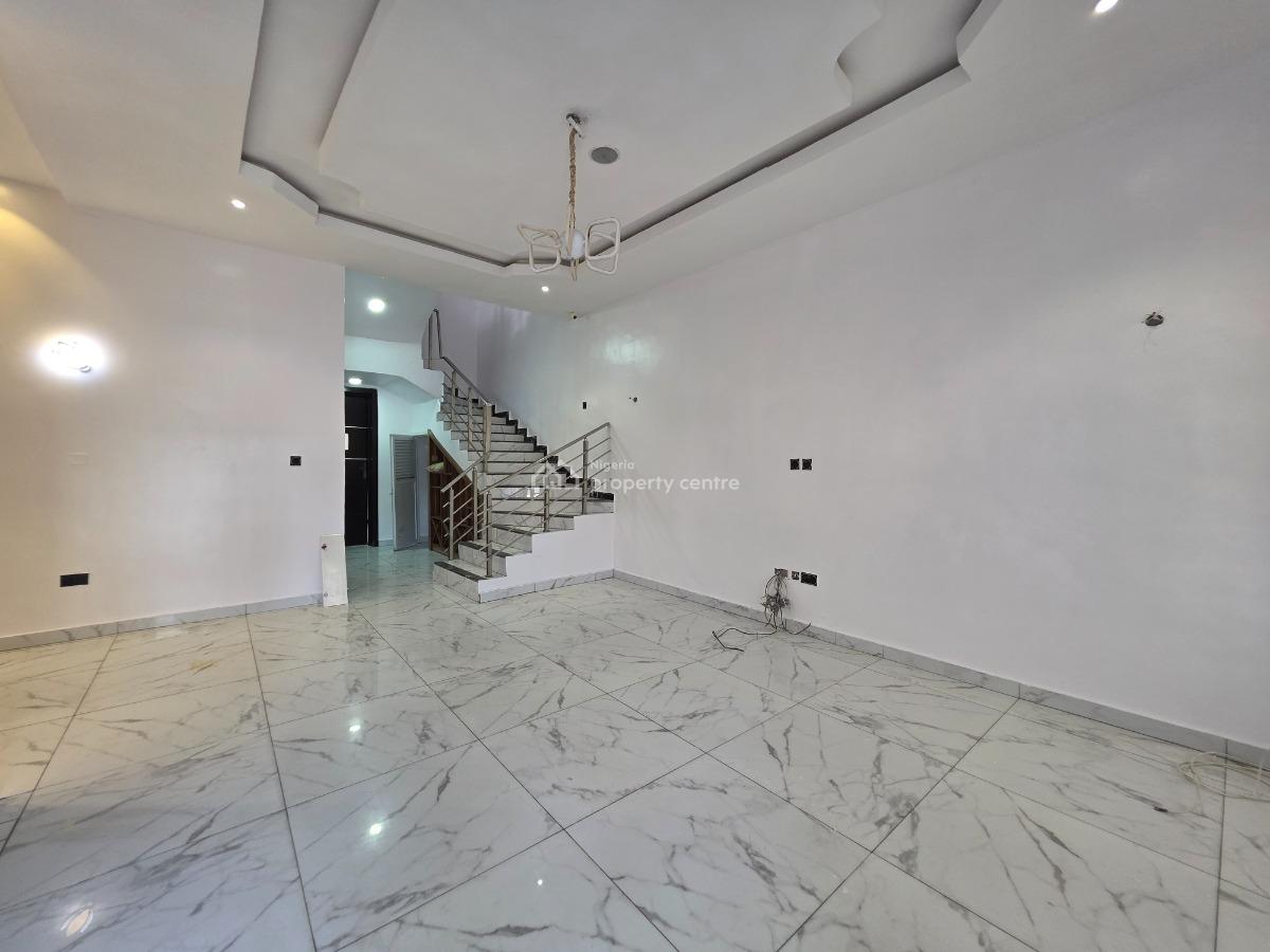 4 Bedroom Semi-detached Duplex with Bq, Chevron, Lekki, Lagos, Semi-detached Duplex for Rent