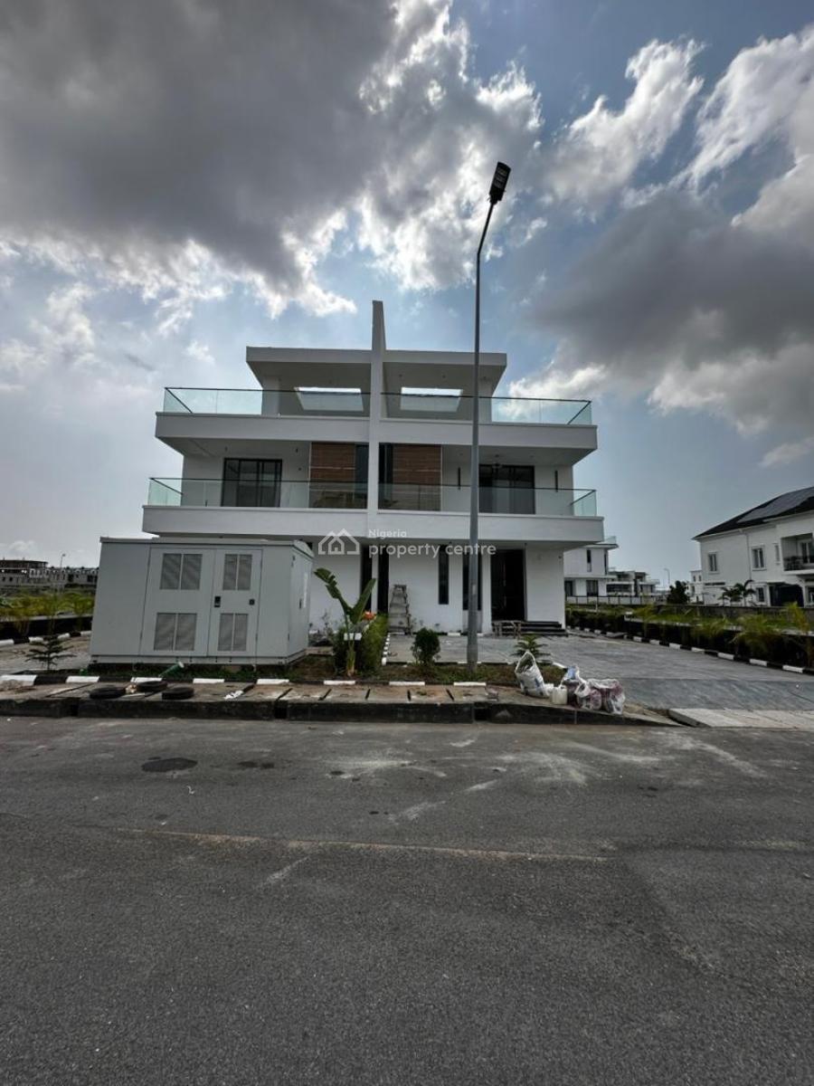 Waterview 5 Bedroom Semi-detached Duplex with 2 Bq, Cowrie Creek Estate, Ikate, Lekki, Lagos, House for Sale