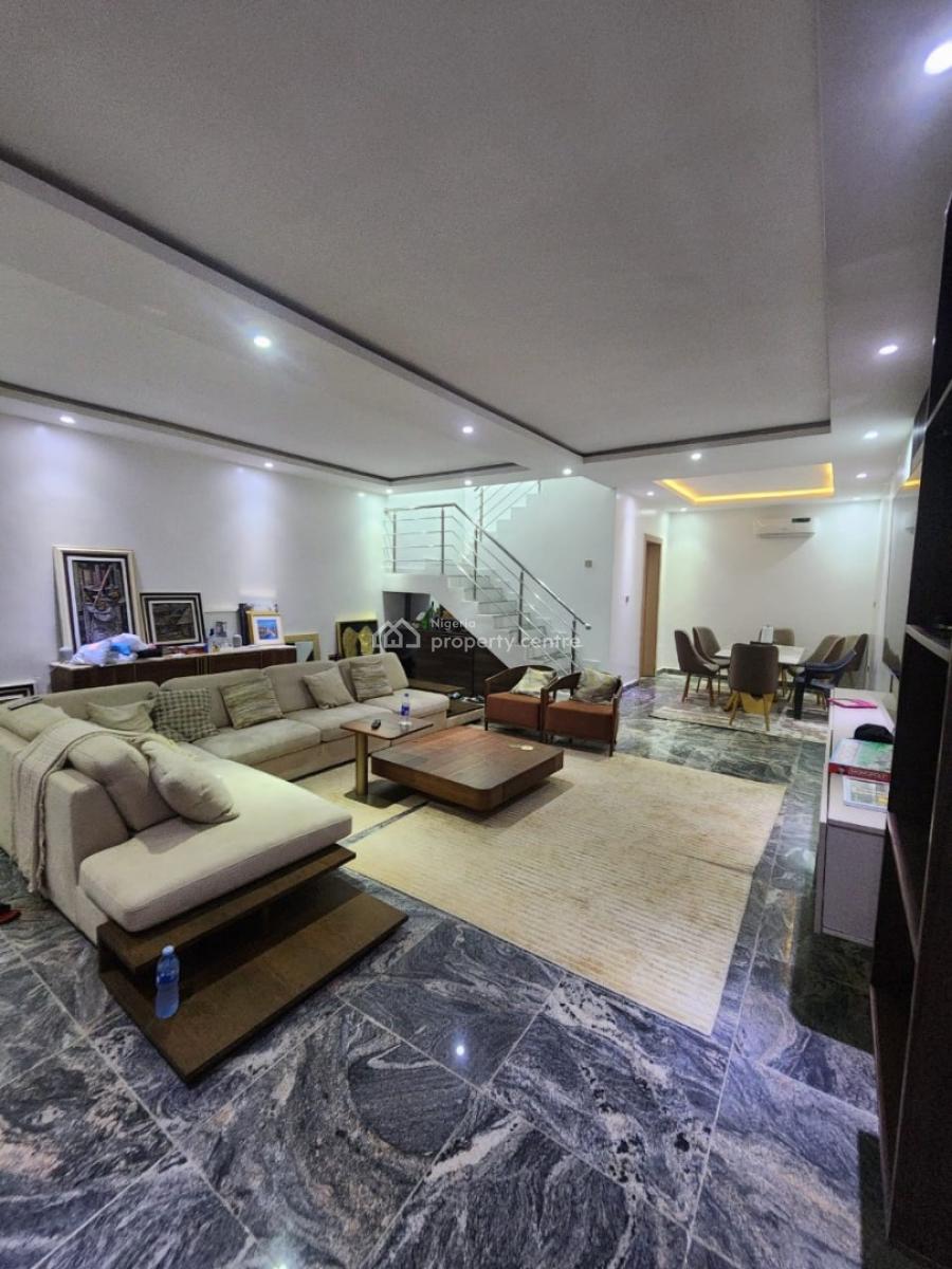 Fully Furnished and Serviced Massive 4-bedroom Terrace Duplex with Bq, Old Ikoyi, Ikoyi, Lagos, Terraced Duplex for Rent