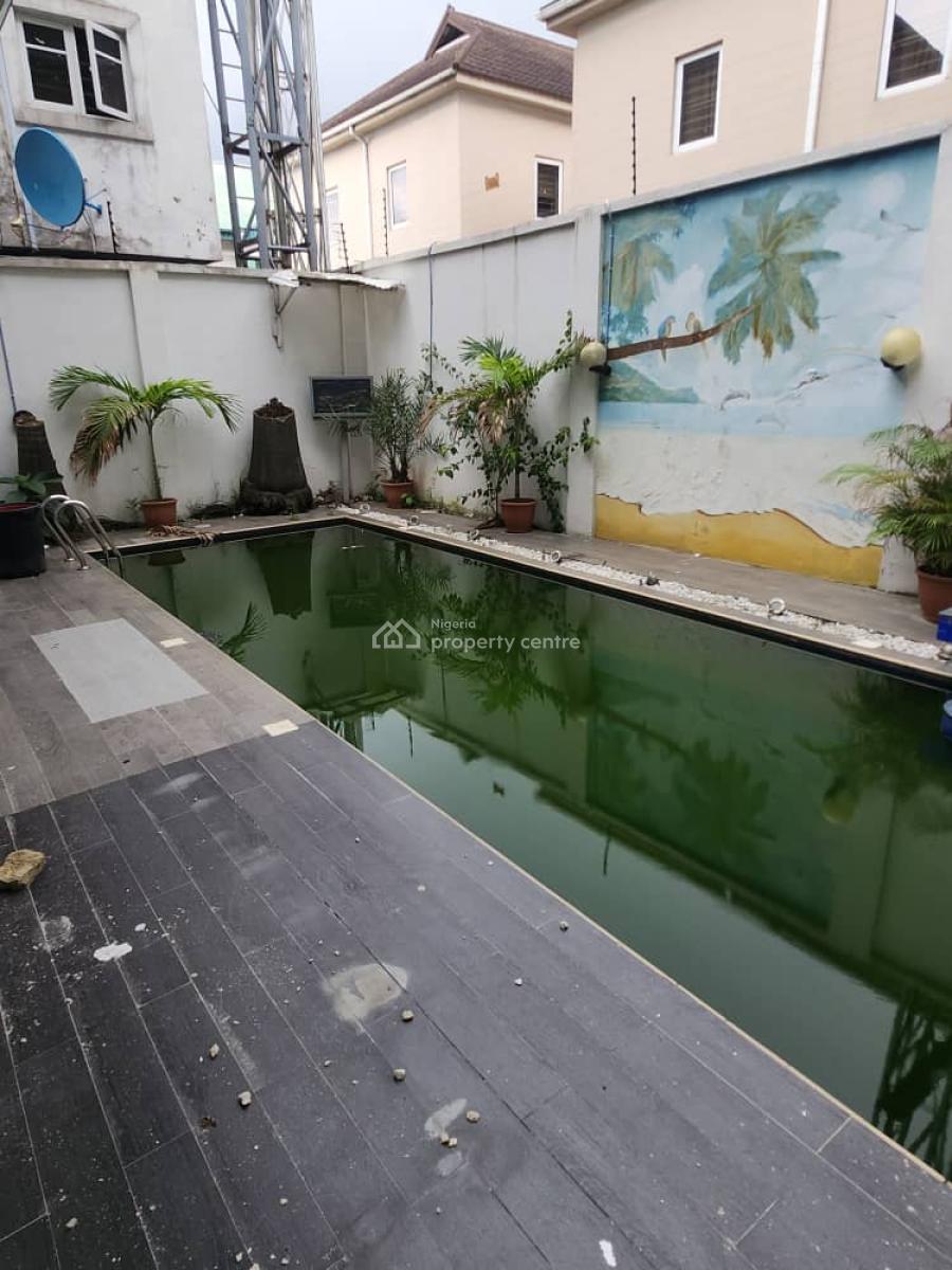 5 Bedroom Fully Detach Duplex with Bq, Lekki Phase 1, Lekki, Lagos, Flat / Apartment for Rent