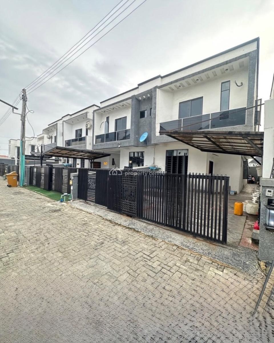 4 Bedroom Semi Detached Duplex, Chevron, Lekki, Lagos, Semi-detached Duplex for Rent