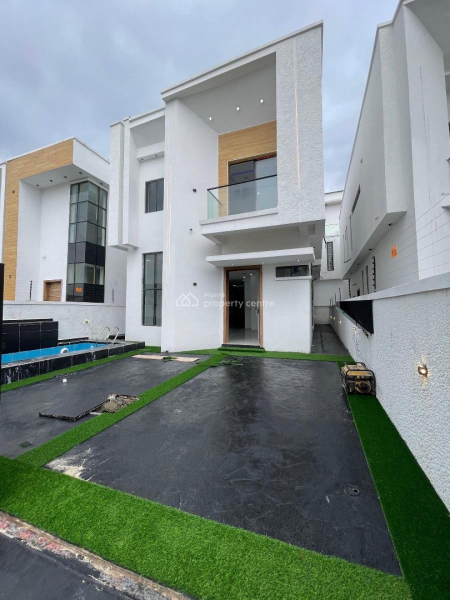 Bran New 4 Bedrooms Fully Detached Duplex, Chevron Lekki ,lagos ,fully Gated Estate,a Minute to The Expressway, Lekki Phase 2, Lekki, Lagos, Detached Duplex for Rent