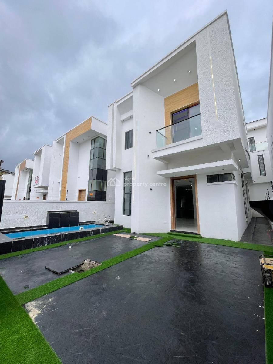 Bran New 4 Bedrooms Fully Detached Duplex, Chevron Lekki ,lagos ,fully Gated Estate,a Minute to The Expressway, Lekki Phase 2, Lekki, Lagos, Detached Duplex for Rent
