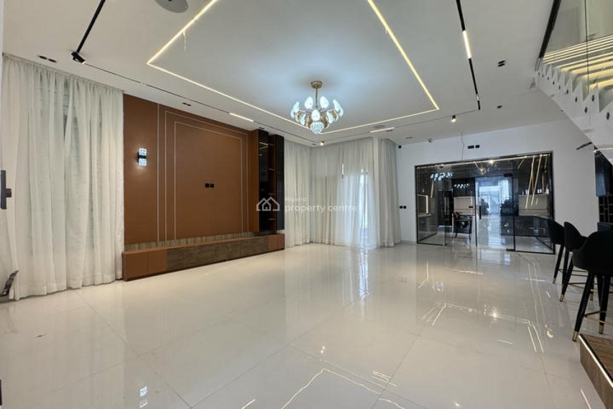 Charming 5 Bedroom Detached Duplex with Swimming Pool and Bq, Chevron Toll Gate, Lekki, Lagos, Detached Duplex for Sale