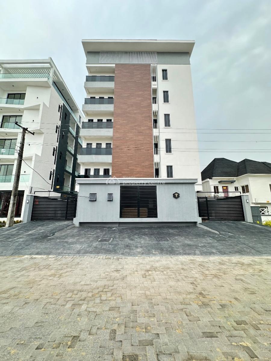 Exquisite Luxury Spacious 3 Bedroom Apartment with Bq, Elevator, Ikate, Lekki, Lagos, Flat / Apartment for Sale