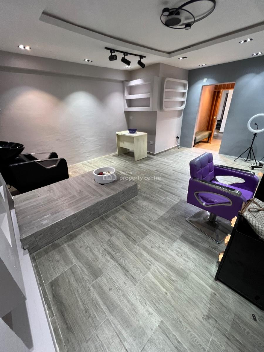 Affordable Commercial Space. Suitable for a Studio, Salon, Office, Etc, Adewunmi Adebimpe Street, Lekki Phase 1, Lekki, Lagos, Commercial Property for Rent