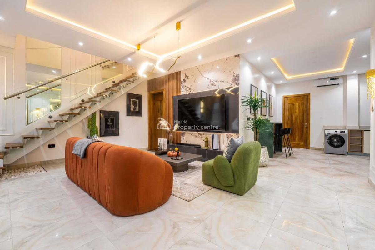 Fully-furnished Luxury Spacious 2 Bedroom Maisonette Penthouse + Pool, Lekki Phase 1, Lekki, Lagos, House for Sale