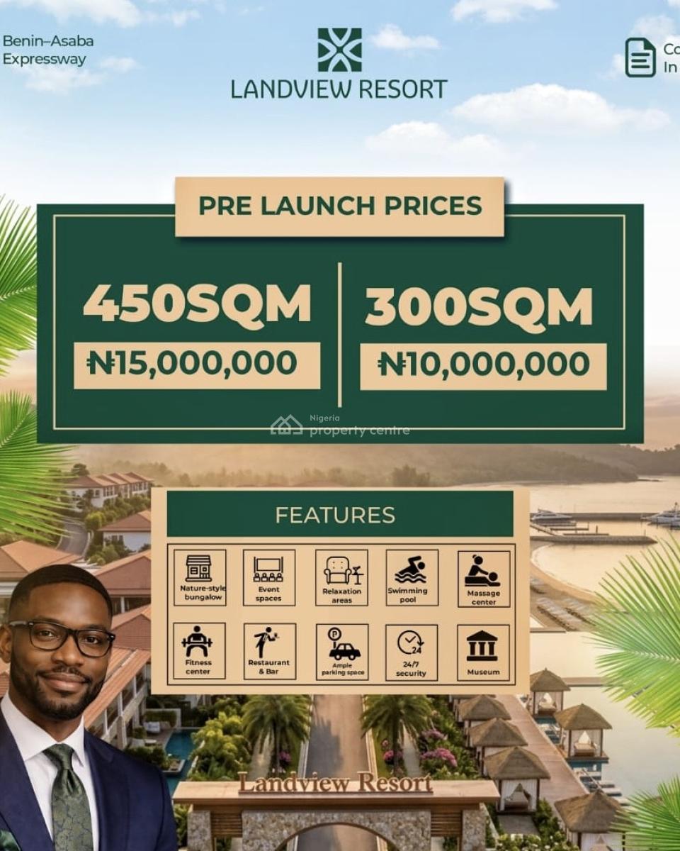 Dry Land Directly Facing Expressway for Leisure,hotel & Accommodation, Landview Resort with C of O Directly Facing Benin-asaba Expressway, Asaba, Delta, Commercial Land for Sale