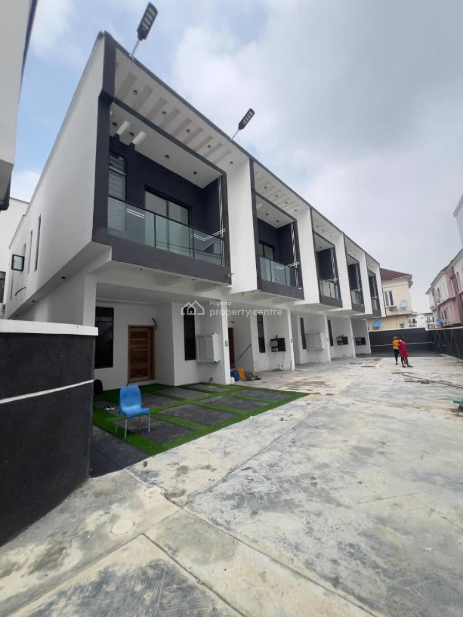 Very Classic,bran New 3 Bedrooms Terrace Duplex, Chevron Lekki ,private Estate with 24/7 Security,close to The Expressw, Lekki Phase 2, Lekki, Lagos, Terraced Duplex for Rent