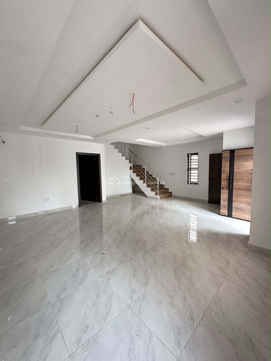 Spacious 4 Bed Terrace Duplex with Bq & Swimming Pool (1 Unit Left), Featuring Family Lounge & Inbuilt Speakers, Ikate, Lekki, Lagos, Terraced Duplex for Sale