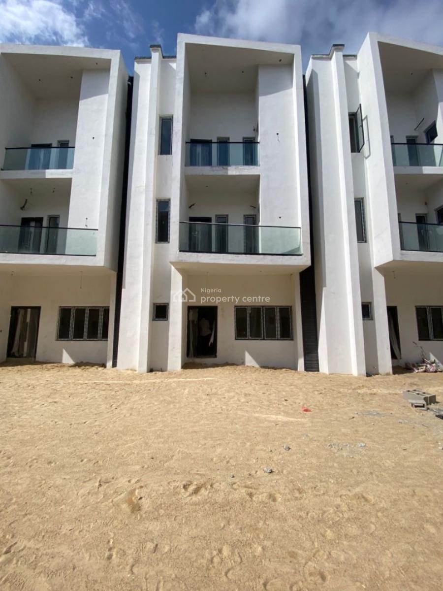 a Well Built 4 Bedroom Terrace -, Osapa, Lekki, Lagos, Terraced Duplex for Sale