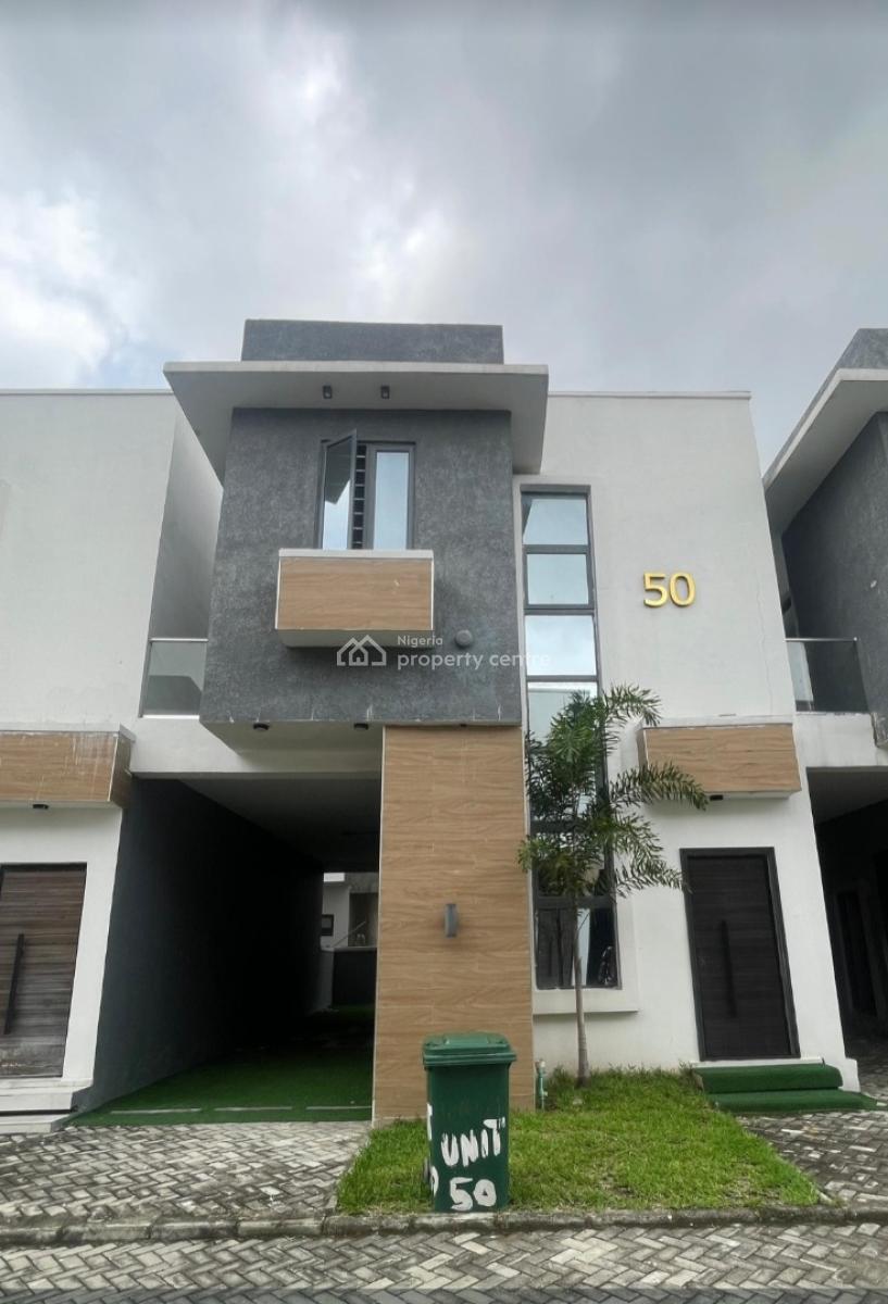 Luxurious 4 Bedroom Terrace Duplex with  Bq + Storage, Ilasan Ikate, Ilasan, Lekki, Lagos, Terraced Duplex for Sale