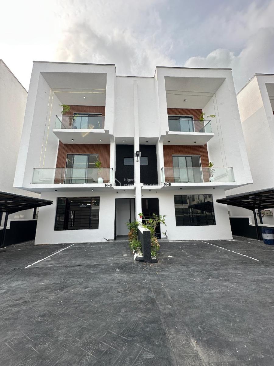 Exquisite Spacious Luxury 4 Bedroom Semi-detached Duplex with Bq, Pool, Orchid, Lekki, Lagos, Semi-detached Duplex for Sale
