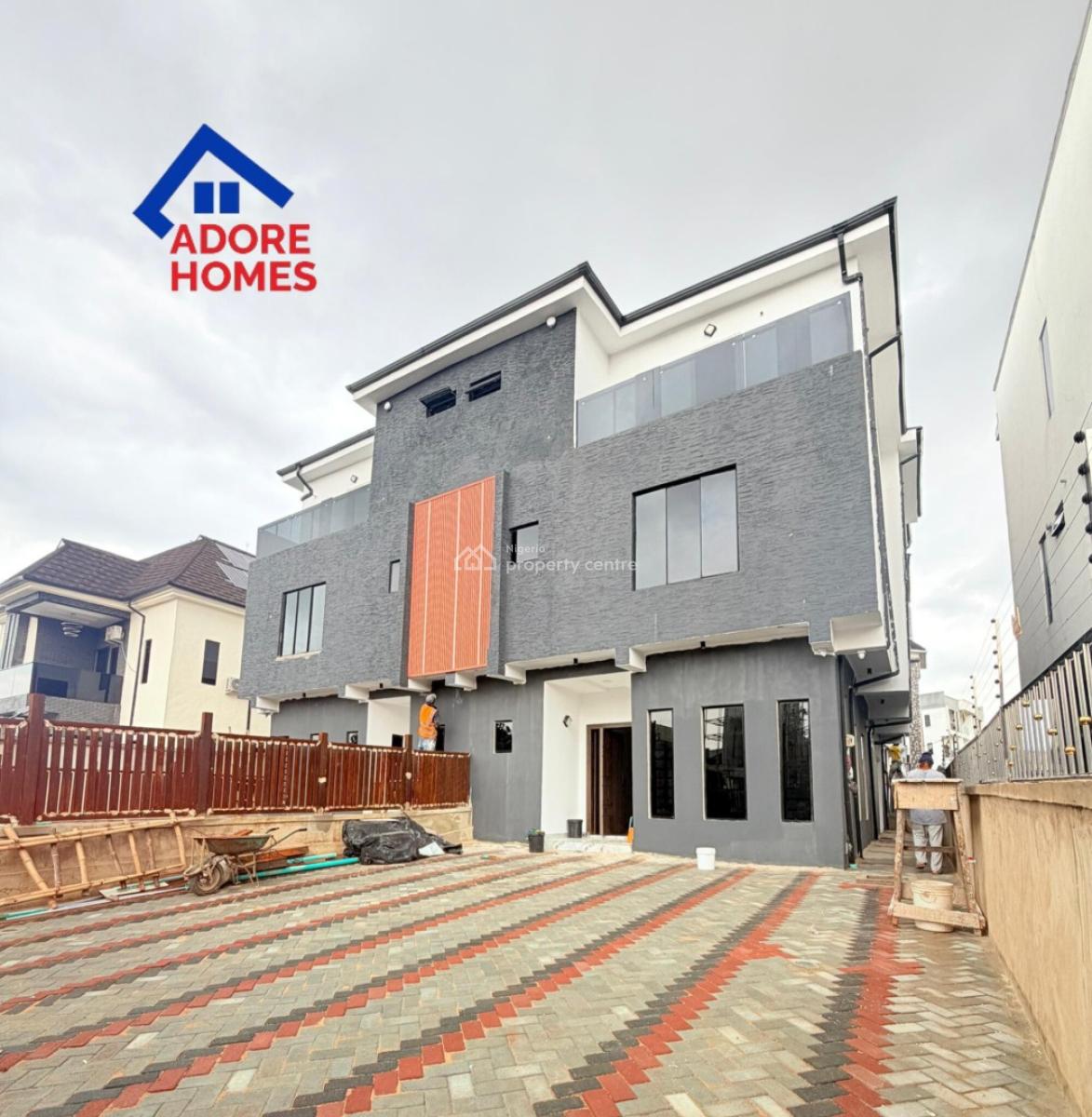 Well Built 4 Bedroom Terrace  Duplex with Bq, Few Minutes Drive From Magodo Phase One, Olowora, Magodo, Lagos, Terraced Duplex for Sale