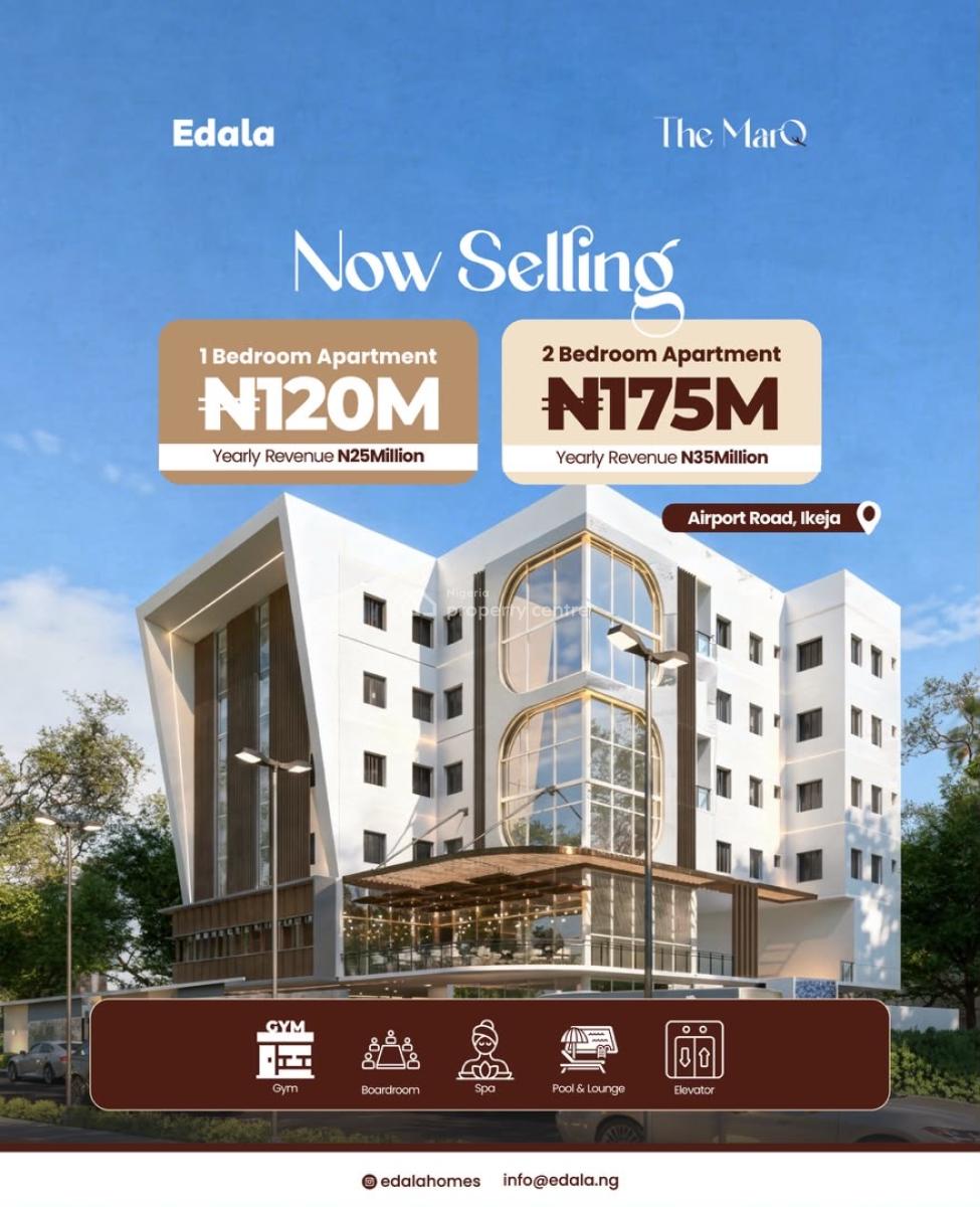Luxury 2bedroom Apartment in The Heart of Ikeja, Off The Airport Road, 3 Minutes to The Airport, Ikeja, Lagos, Flat / Apartment for Sale
