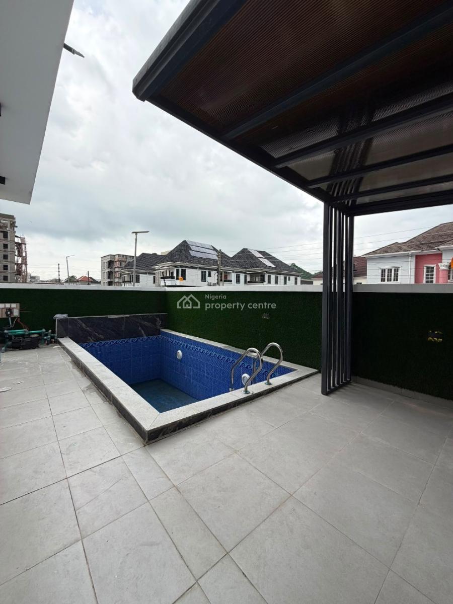 Well Finished 5 Bedroom Detached Duplex with Pool, Bq and Open Terrace, Lekki Phase 1, Lekki, Lagos, Detached Duplex for Sale