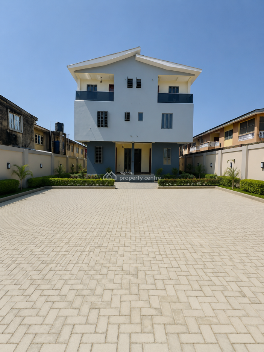 Astoundingly Built 4 Bedroom Semi Detached Duplex with Bq, Exclusively Built Home with Bq in a Serene Neighborhood, Gbagada, Lagos, Semi-detached Duplex for Sale