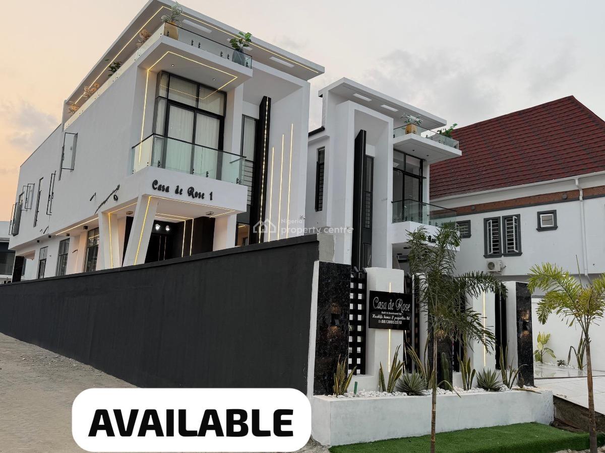Ultra-modern 5-bedroom Fully Detached Smart Duplex with Swimming Poo, Ikota Gra, Ikota, Lekki, Lagos, Detached Duplex for Sale
