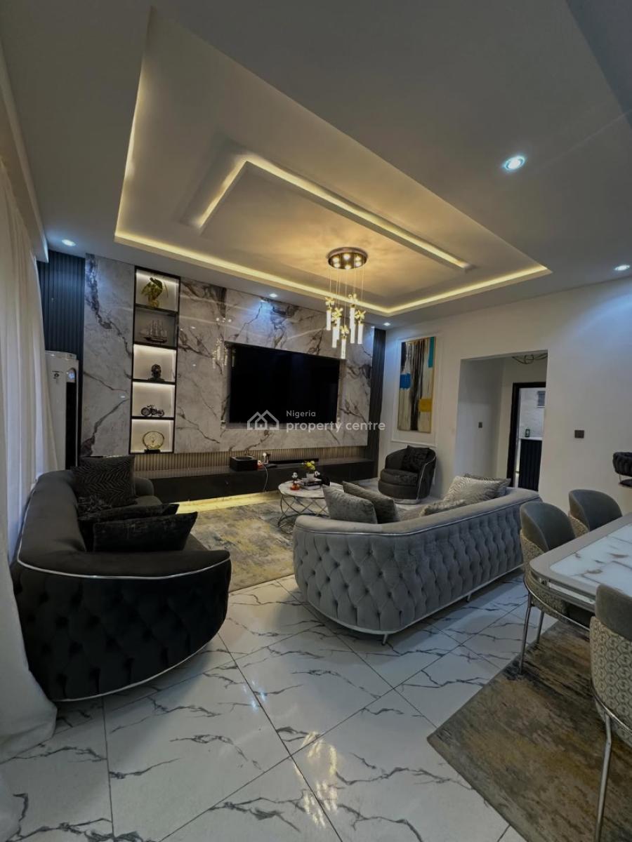 Fully Furnished 3 Bedroom Terrace Duplex + Family Lounge + Inverter, Karsana, Abuja, Terraced Duplex for Sale