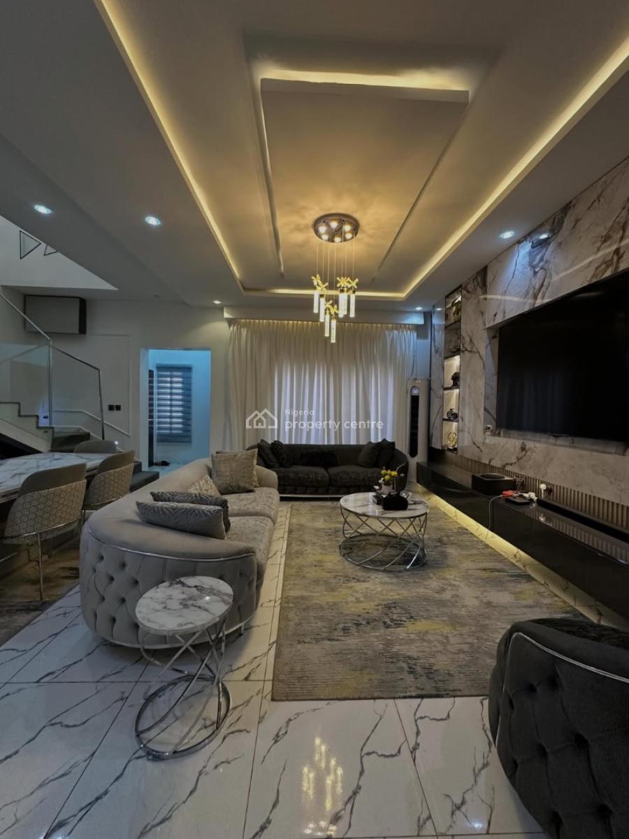 Fully Furnished 3 Bedroom Terrace Duplex + Family Lounge + Inverter, Karsana, Abuja, Terraced Duplex for Sale