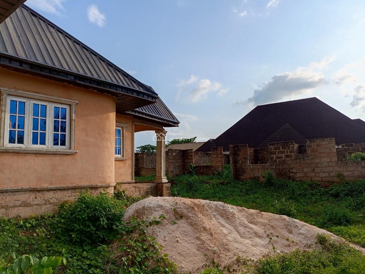 2 Units of 4 Bedrooms Bungalow 95% Completed and 3 Flats of 2bedroom E, Location Amagba Gra Benin City Edo State. Close to The Road, Benin, Oredo, Edo, Detached Bungalow for Sale