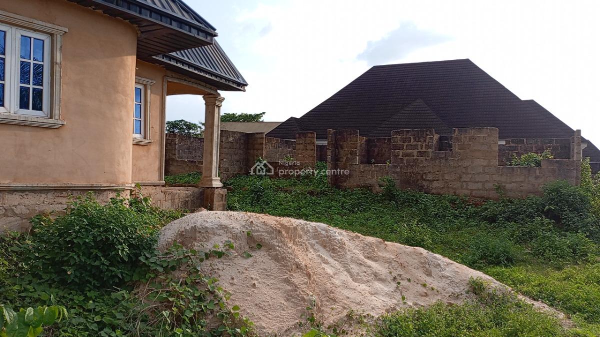 2 Units of 4 Bedrooms Bungalow 95% Completed and 3 Flats of 2bedroom E, Location Amagba Gra Benin City Edo State. Close to The Road, Benin, Oredo, Edo, Detached Bungalow for Sale