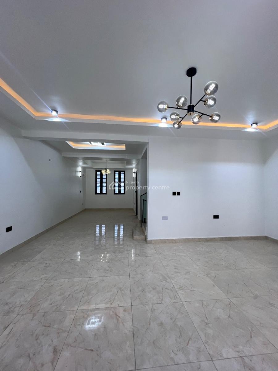 Standard Newly Built 4 Bedroom Terrace Duplex with Bq, Exclusive Terraces with Solar, Garage and Bq in a Well Secured Estate, Surulere, Lagos, Terraced Duplex for Sale