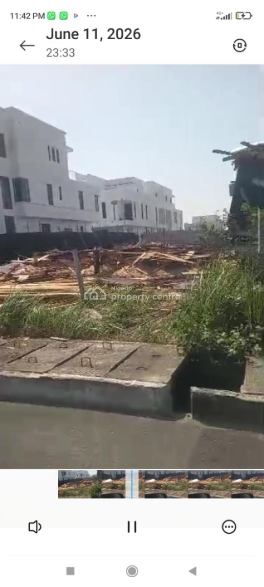 800 Sqm Sand Filled Corner  Piece Land, Cowrie Creek Est, Ikate, Lekki, Lagos, Residential Land for Sale