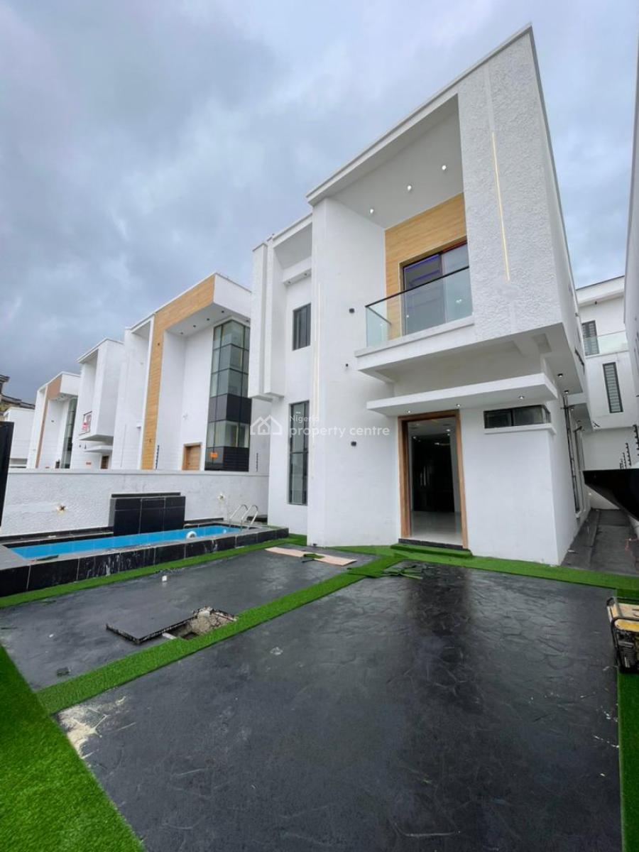 Luxury 4 Bedroom  Fully Detached Duplex + Bq & Swimming Pool, Chevron, Lekki, Lagos, Detached Duplex for Sale