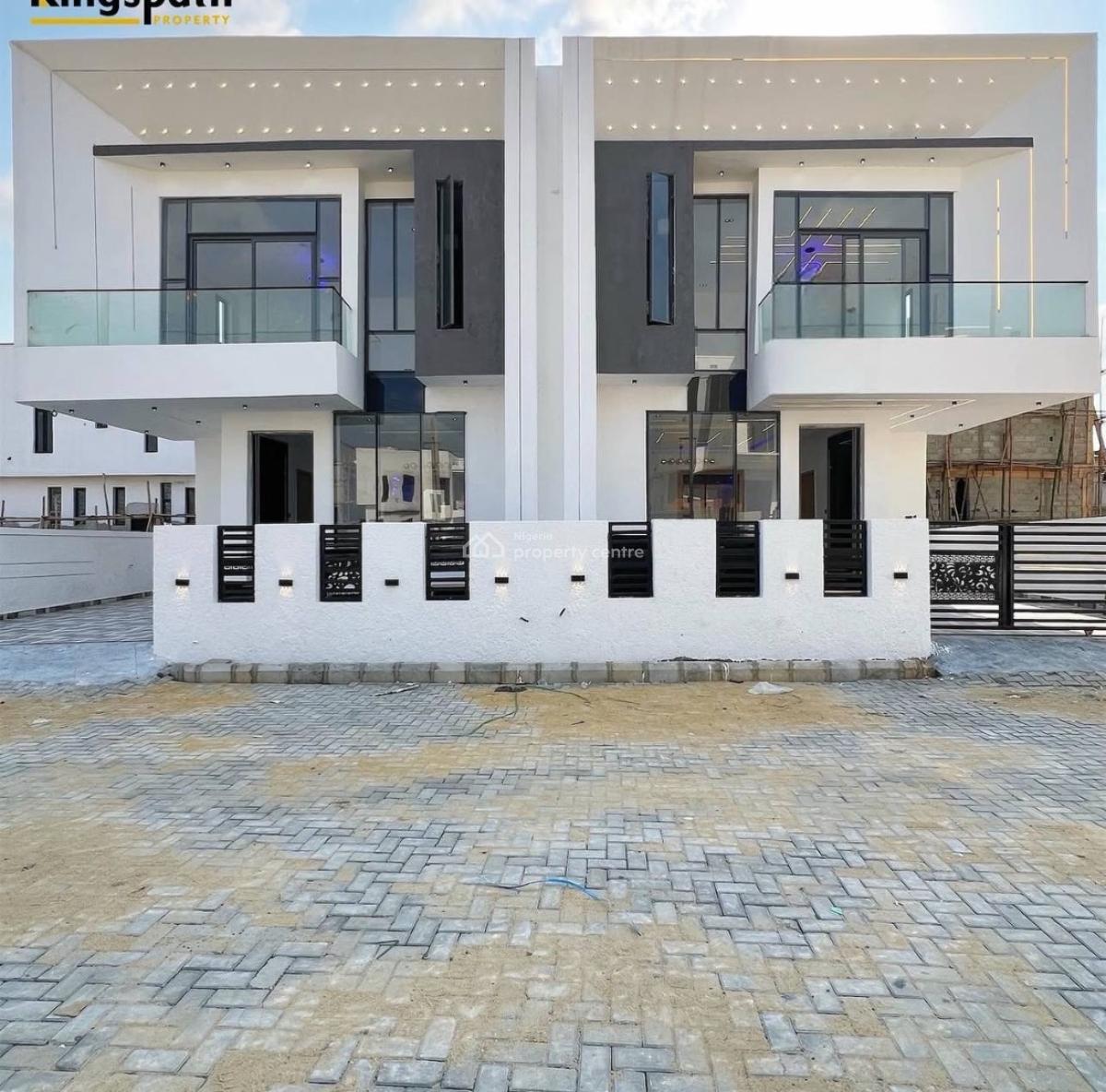 Luxury 4bedroom Detached Duplex +bq, Inside a Secured Estate in Ajah Lekki Lagos, Lekki, Lagos, Semi-detached Duplex for Sale