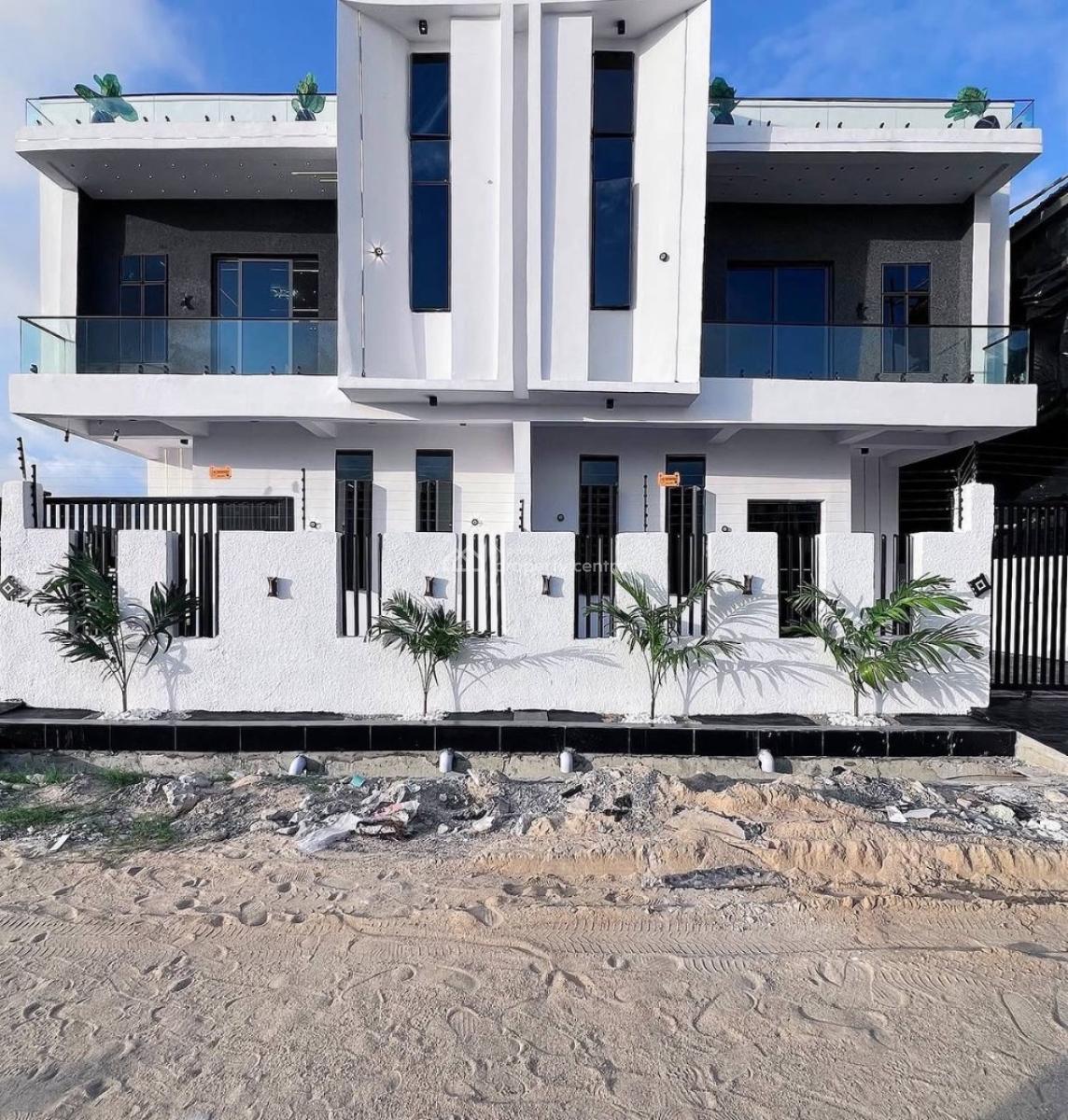 Luxury 4bedroom Semi- Detached +bq, Inside a Secured and Amcall to Access Estate in Ajah Lekki Lagos, Lekki, Lagos, Semi-detached Duplex for Sale