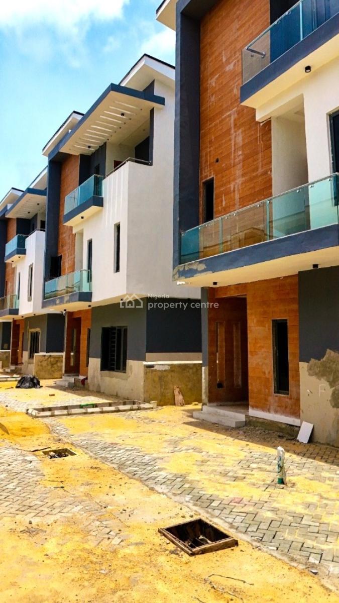 Affordable 3 Bedrooms Terrace with Bq, The Ambiance ,oko-ado, Behind Lagos Business School, Sangotedo, Ajah, Lagos, Terraced Duplex for Sale