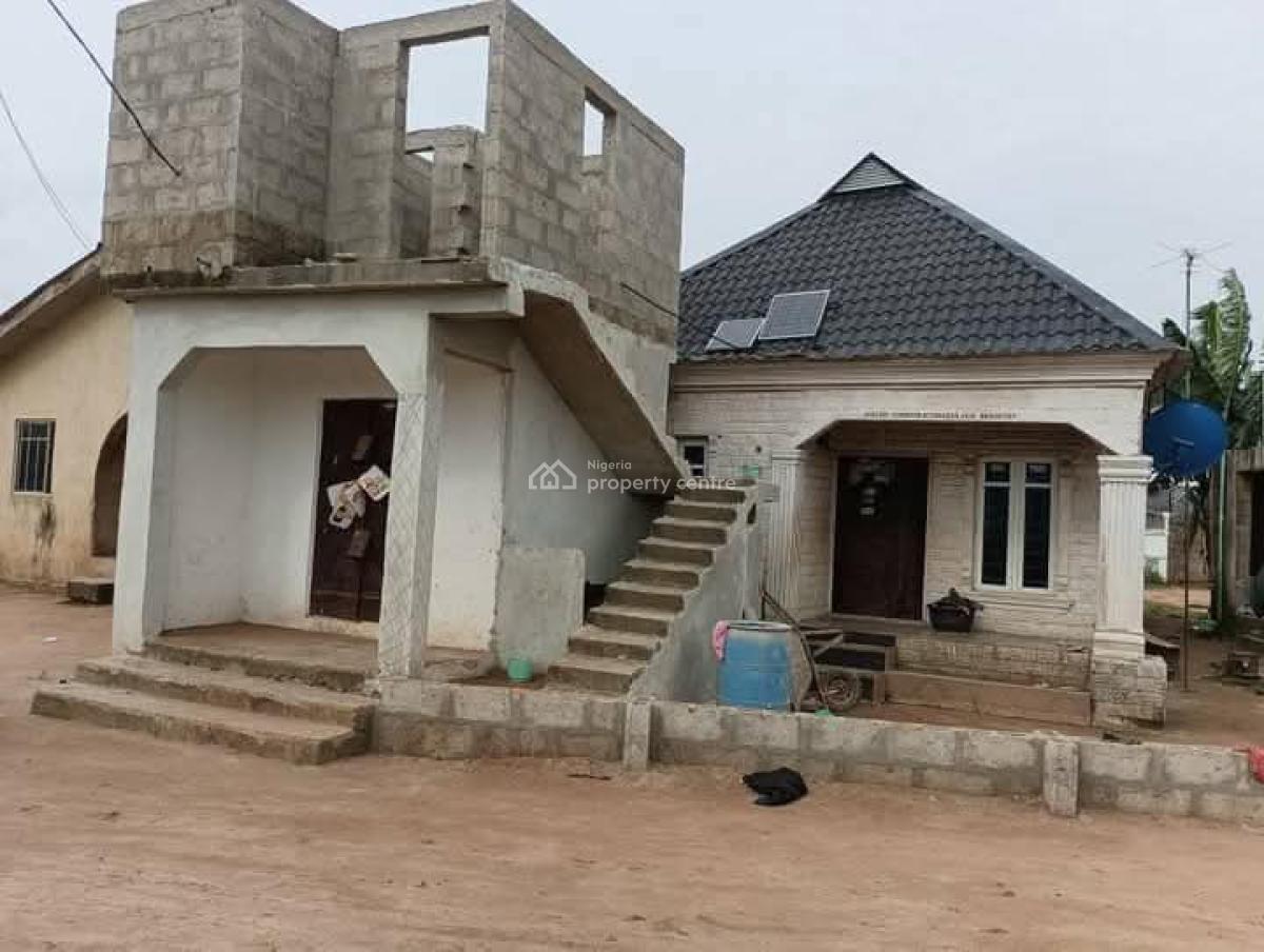 2 Bedroom Flat Pay and Pack in, and One Shop in Front, Ado-odo/ota, Ogun, Detached Bungalow for Sale
