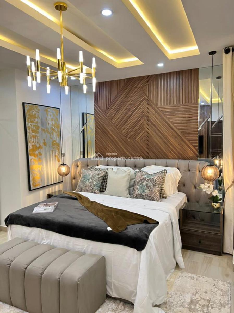 Luxury Fully Furnished 5 Bedrooms Duplex with Bq, in a Secured Estate, Agungi, Lekki, Lagos, Detached Duplex for Rent