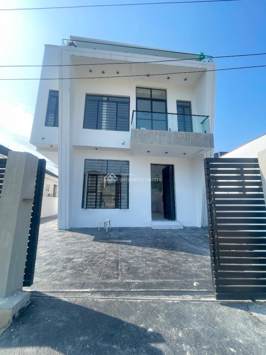 5 Bed Fully Detached Duplex with Bq, Living Room, Profile Lights,, Ajah, Lagos, Detached Duplex for Sale