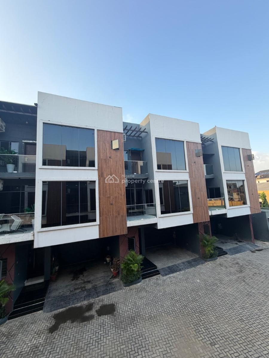 Opulent 4 Bedroom Terrace Duplex, Osapa, Lekki, Lagos, Terraced Duplex for Rent