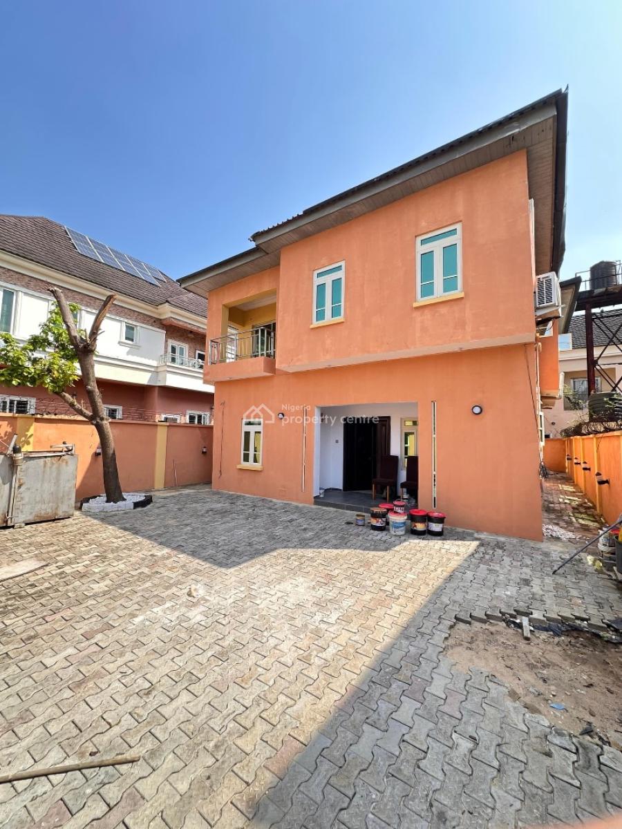 4 Bedroom Fully Detached Home with a Room Bq and Gate House, Ikota, Lekki, Lagos, Detached Duplex for Rent