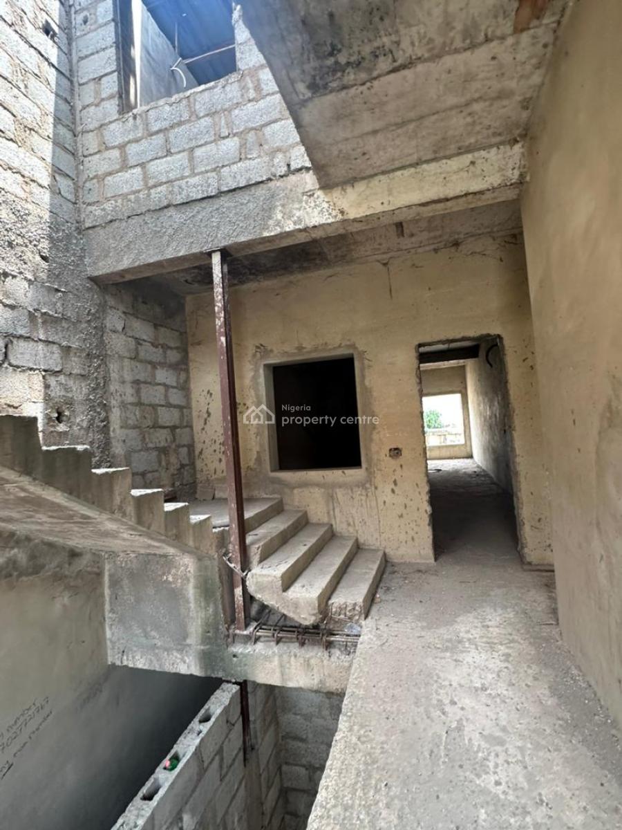4 Units of 4 Bedroom Carcass with Bq, Asokoro District, Abuja, Terraced Duplex for Sale